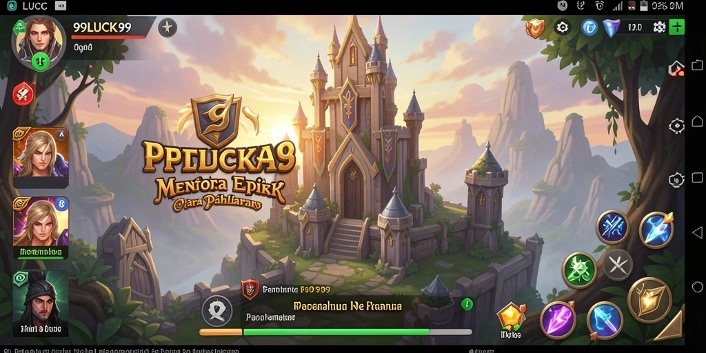 Gameplay Tower Defense 99LUCK99 yang mendebarkan dan strategis.