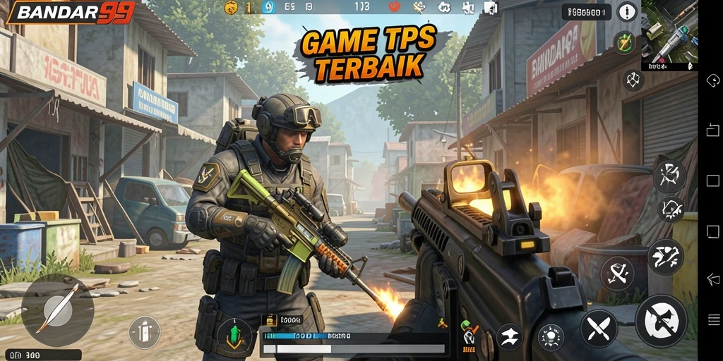 Gameplay intens dan seru dalam BANDAR99 di arena pertempuran.