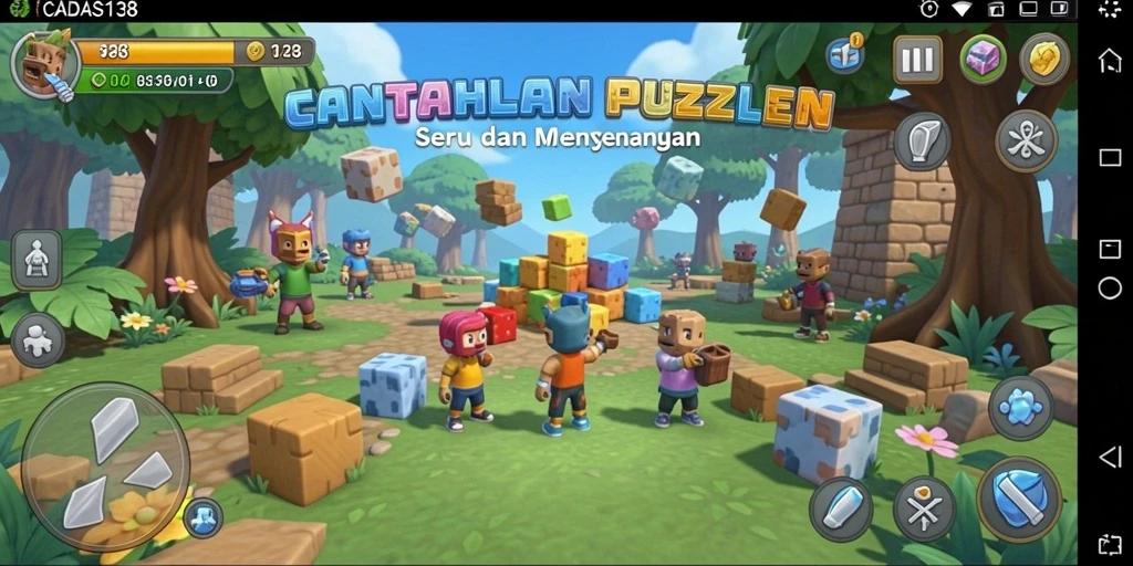 Tampilan gameplay dari CADAS138 yang menantang dan menarik.