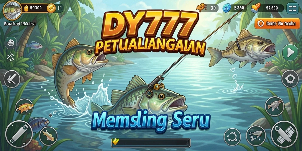 Tangkapan ikan besar di gameplay DY777 yang seru.