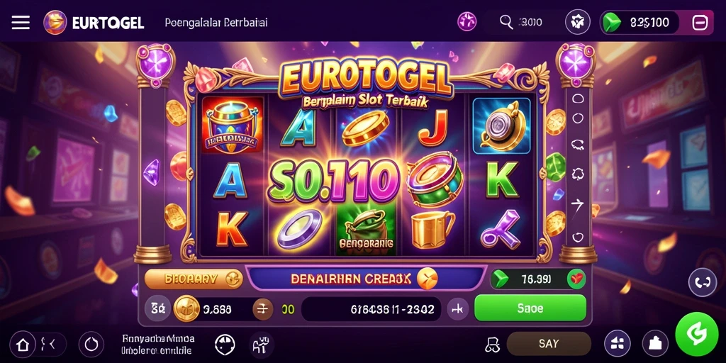 Screenshot gameplay EUROTOGEL menampilkan keseruan bermain Slot.