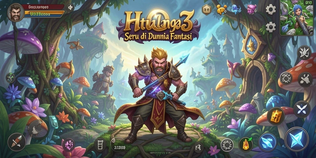 Screenshot utama HO3 menampilkan gameplay seru dan petualangan yang penuh tantangan.