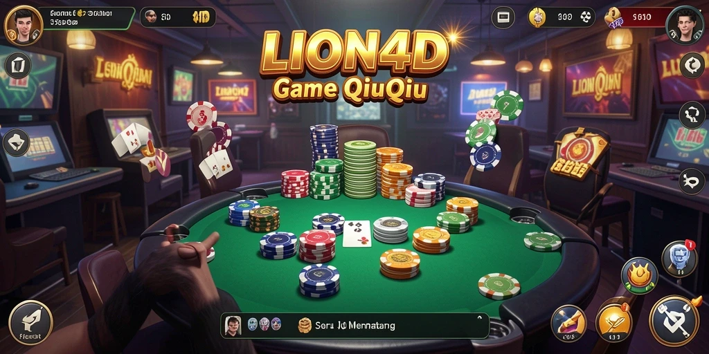 Gameplay seru dan interaktif di LION4D QiuQiu.