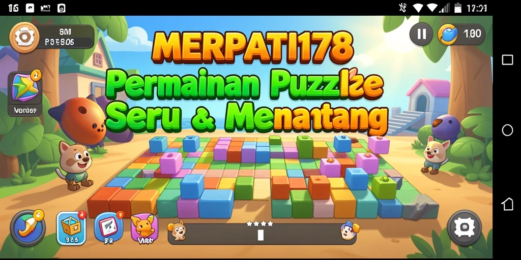 Tampilan gameplay MERPATI178 dengan teka-teki yang menantang dan grafis cerah.
