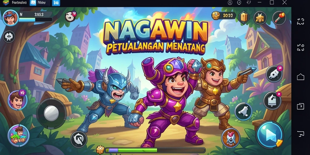 Tangkapan layar gameplay seru NAGAWIN yang menantang.