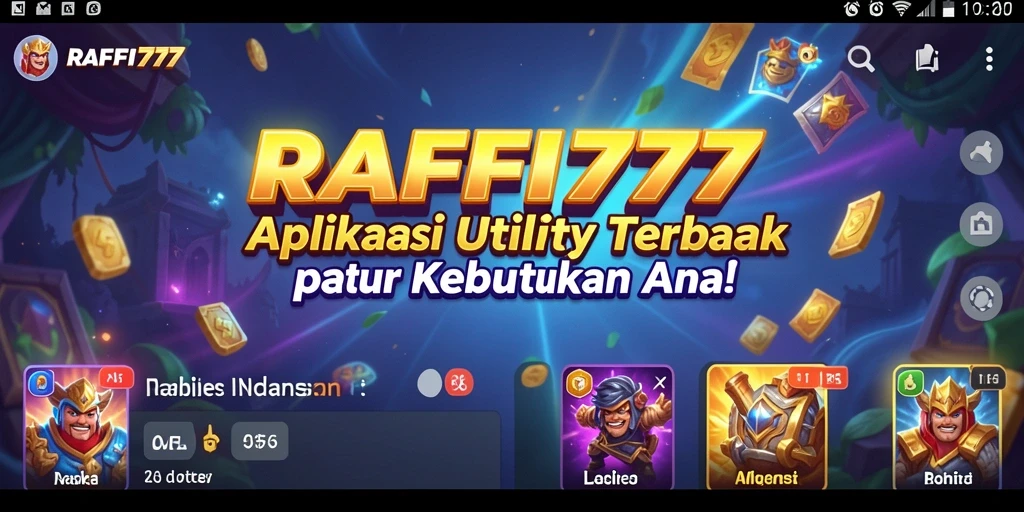 Tampilan antarmuka utama RAFFI777 yang intuitif dan mudah digunakan.