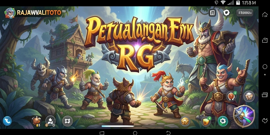 Tangkapan layar utama RAJAWALITOTO menunjukkan aksi pertarungan yang mendebarkan di dunia RPG.