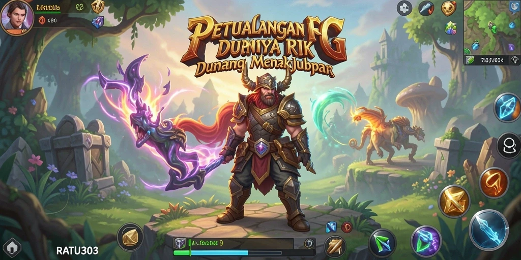 Tampilan gameplay menakjubkan dari RATU303 yang mengasyikkan.