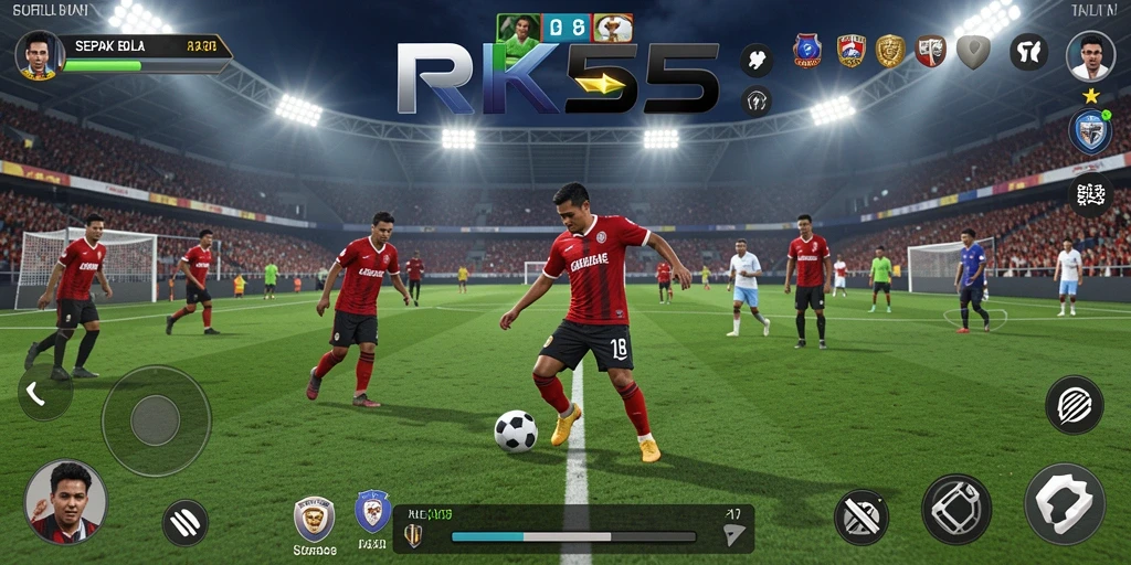 Gameplay RK55 yang menarik dengan visual yang memukau dan dinamis.