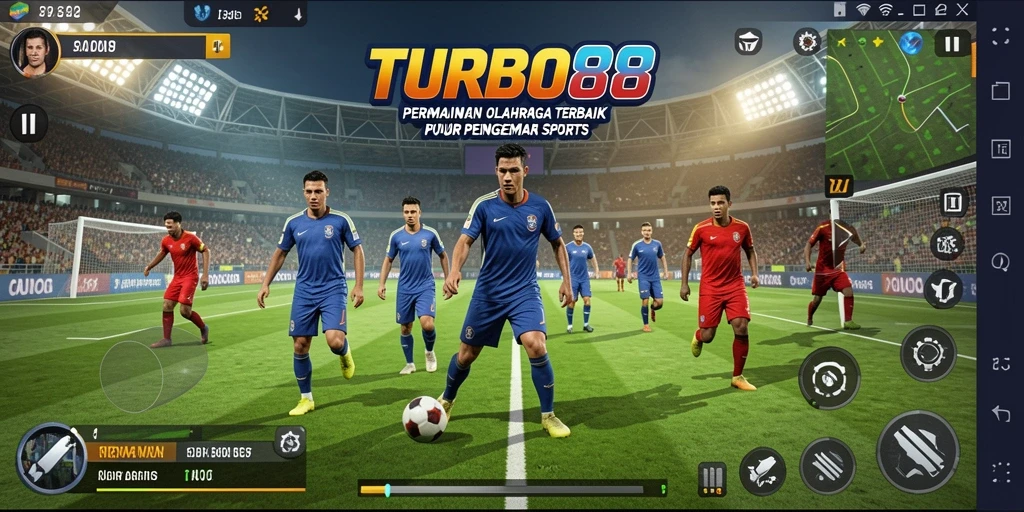 Tampilan utama gameplay TURBO88 yang mendebarkan dan interaktif.