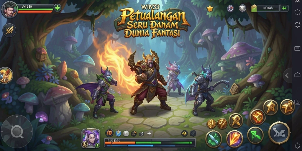 Tampilan gameplay WIN33 yang menarik dengan petualangan seru.