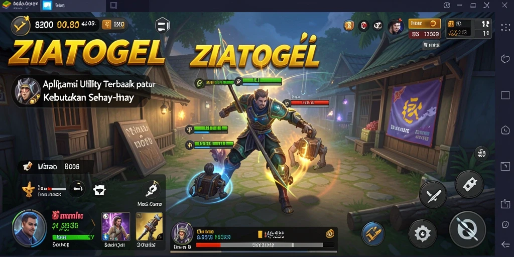 Tampilan antarmuka ZIATOGEL yang user-friendly dan praktis.
