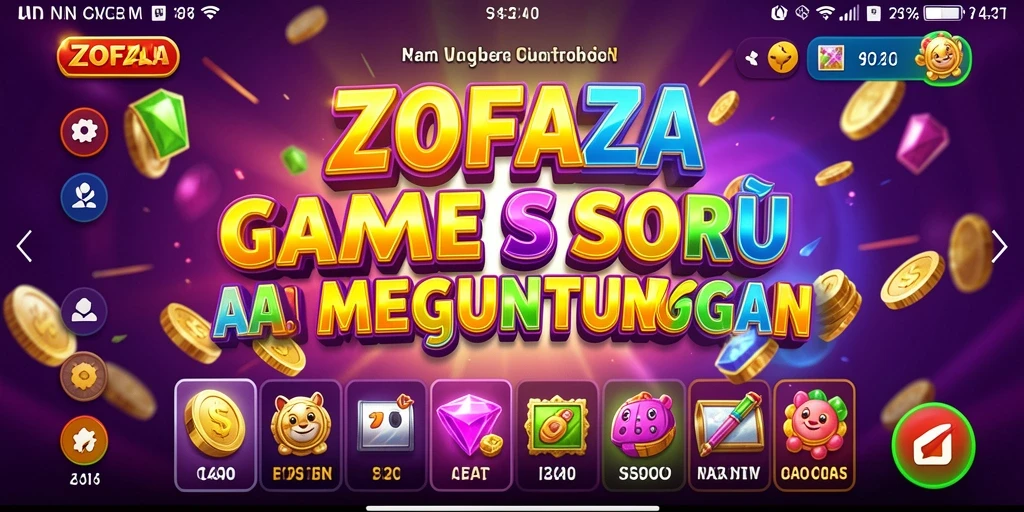Gameplay ZOFAZA yang mengasyikkan dengan beragam tema slot.
